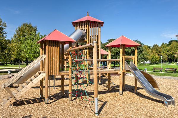 Playground Mulch Installation in Bonita Springs