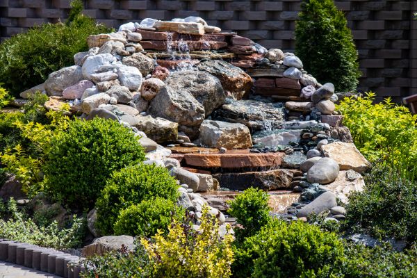 River Rock Landscaping in Bonita Springs